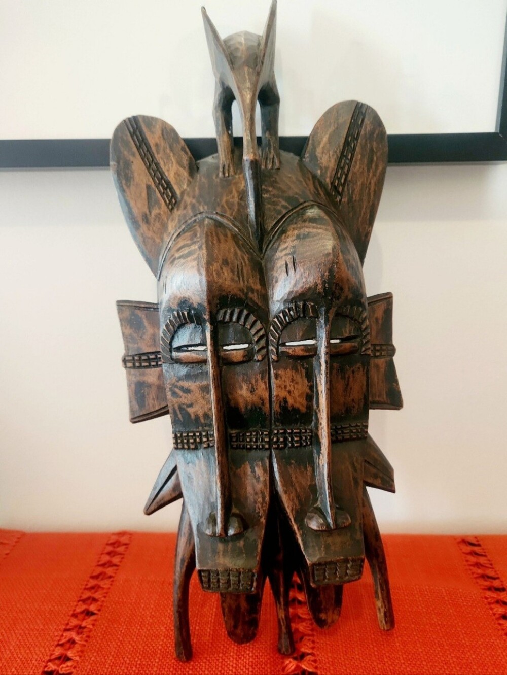 Vintage Senufo Tribe Fertility Mask